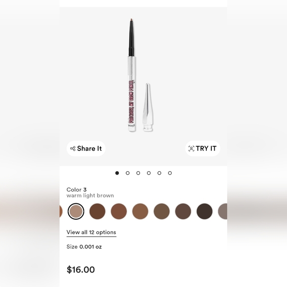 Benefit Cosmetics Precisely My Brow Pencil - Picture 3 of 4